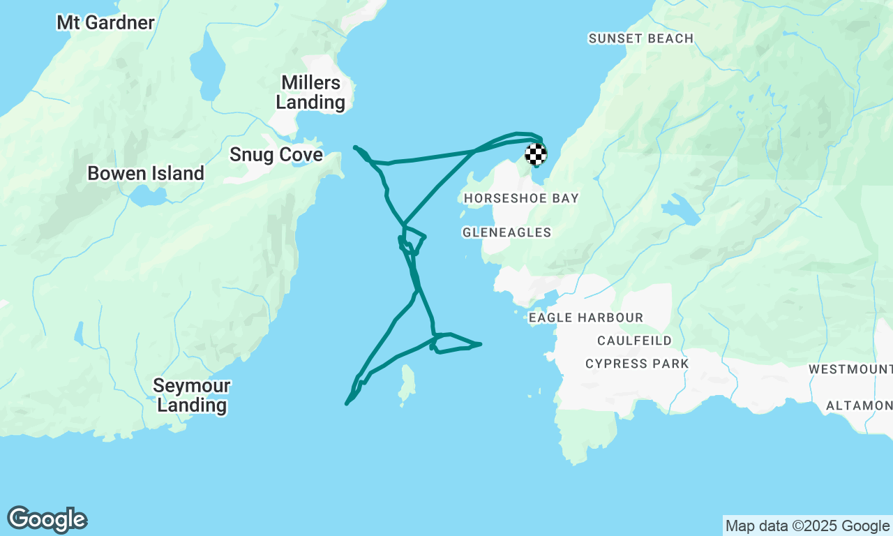 Day sail in Howe Sound with family