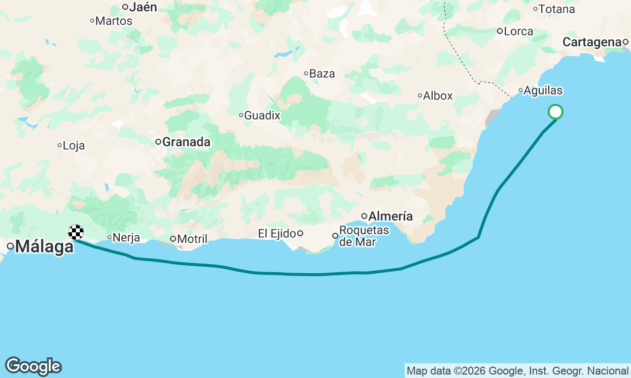Voyage map