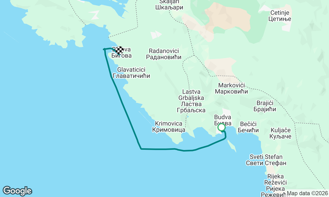 Voyage map