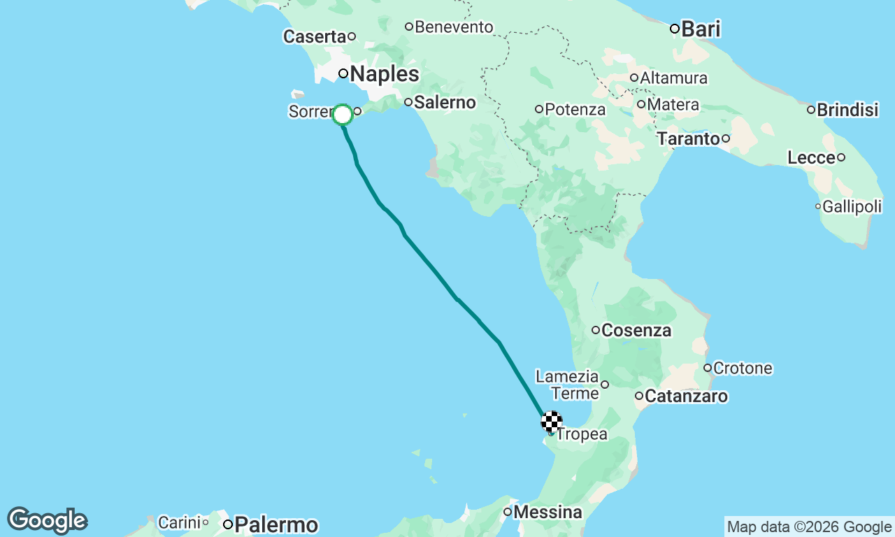 Voyage map