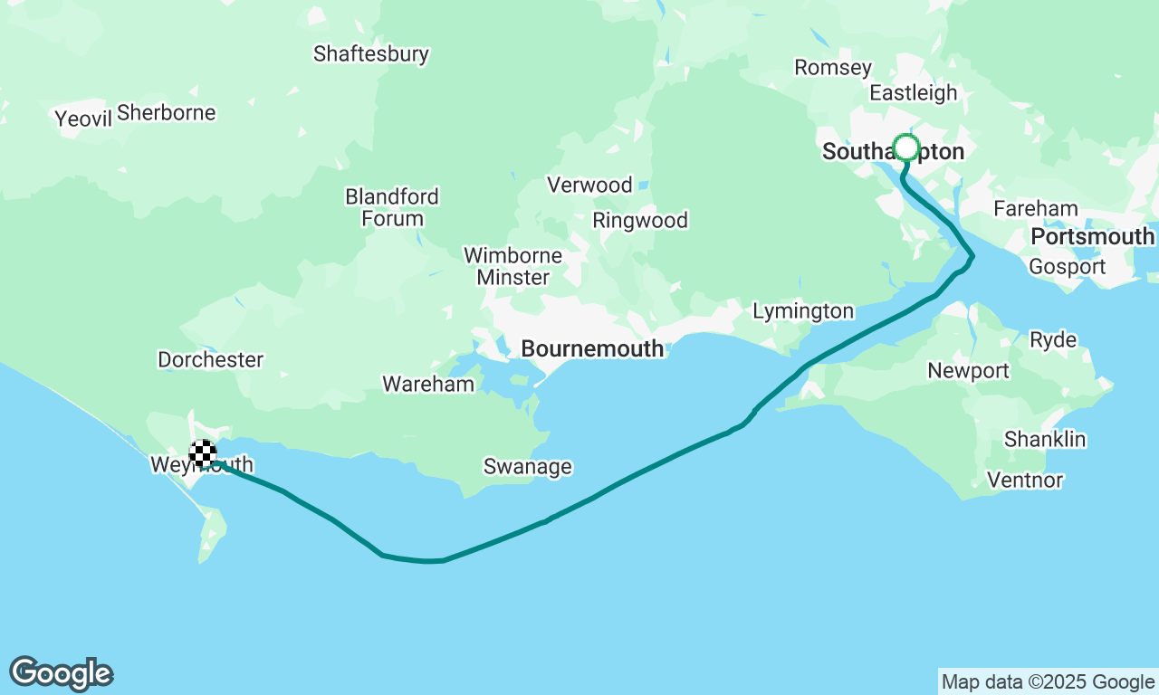 Shamrock Quay to Weymouth 