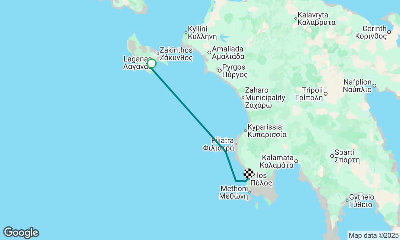 Zakynthos to Pylos