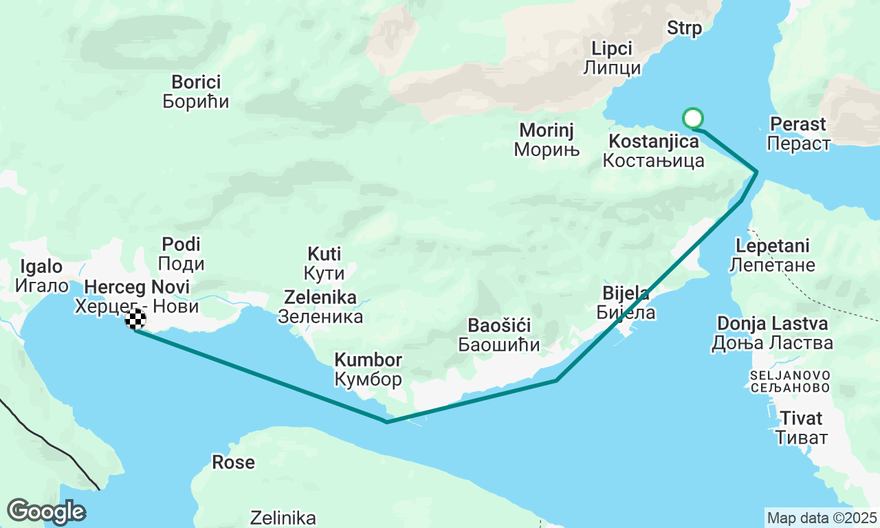Voyage map