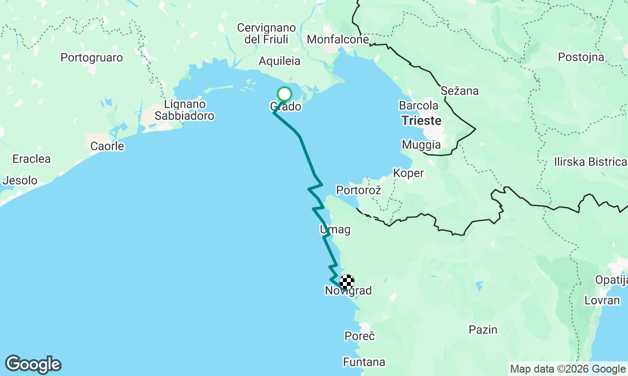 sailing Grado - Novigrad 