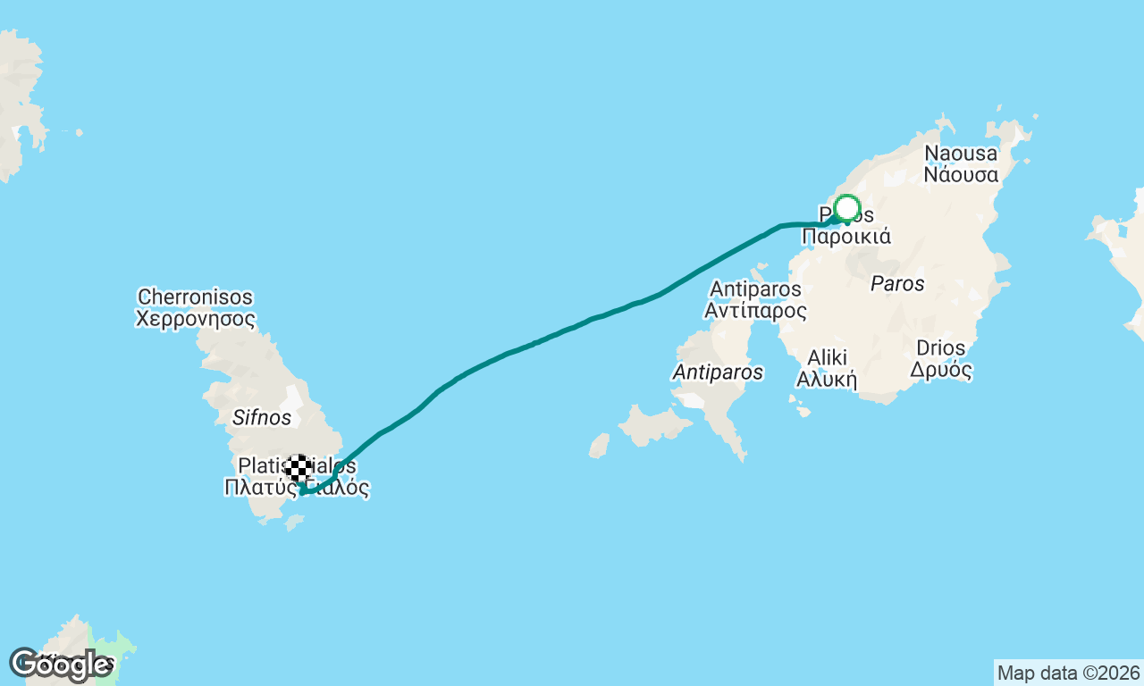 TWOSC Greece 26 D1 Paros to Sifnos