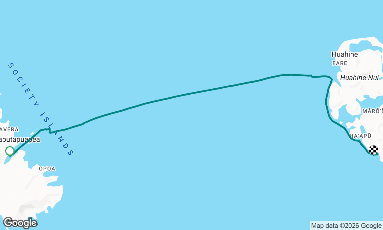 Pointe Teonetere to Huahine Avea Baie