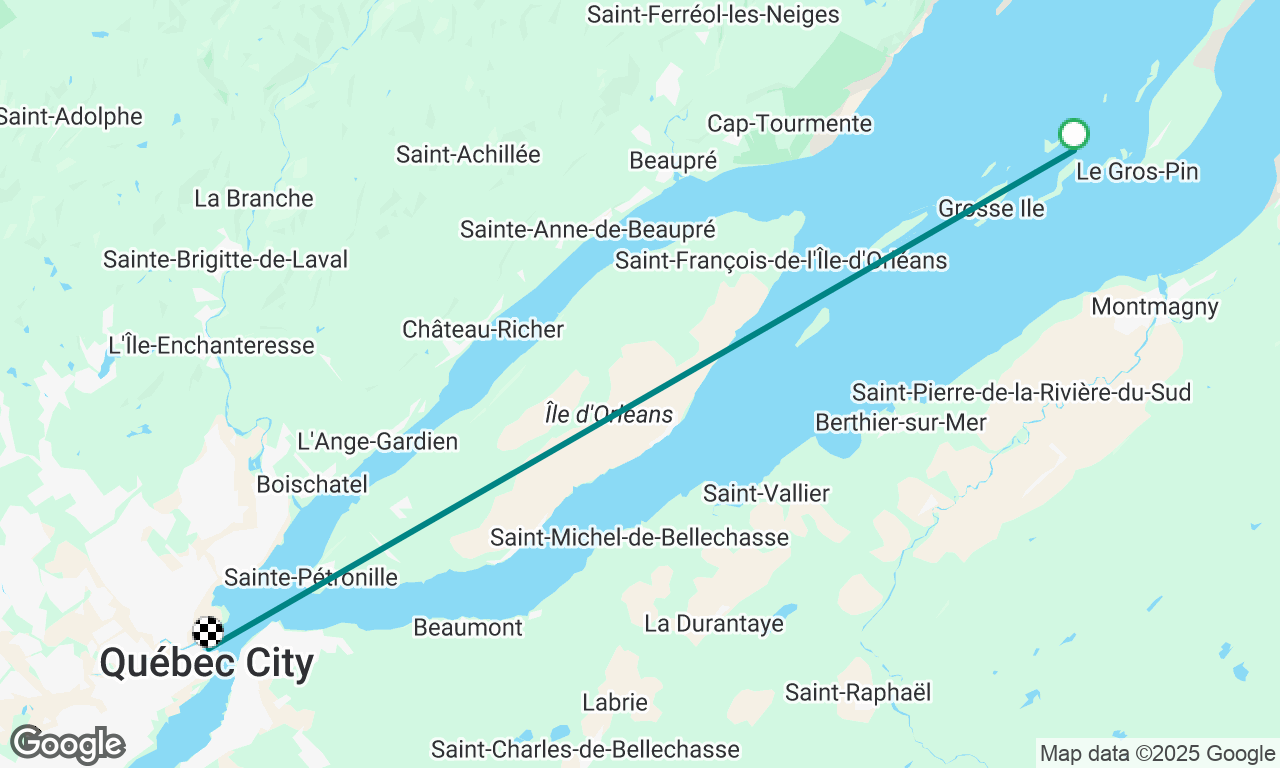 Retour à Québec de l’île aux grues