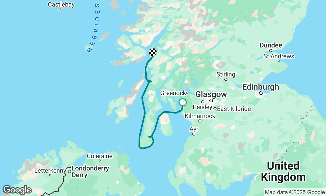Largs - Campbeltown - Crinan - Oban 