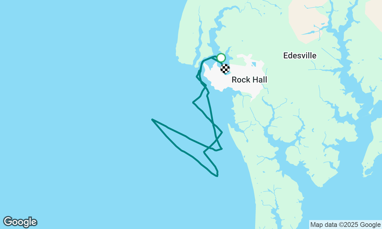 First evening cruise with nice wind and a beautiful sunset