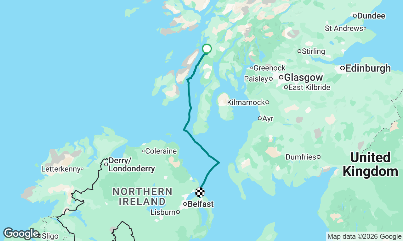 Scotland to Irelands 1: Broken engine