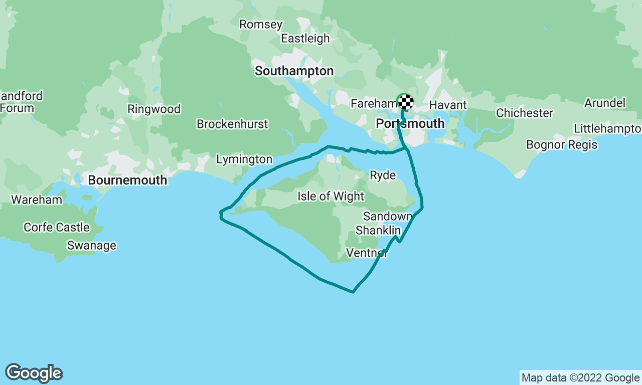Round the Isle Of White single handed 