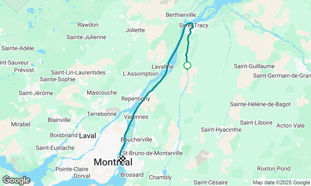Saint Ours to Saint lambert lock 