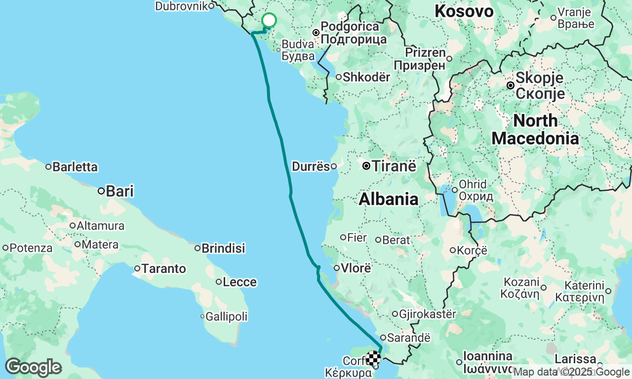 Montenegro to Greece!