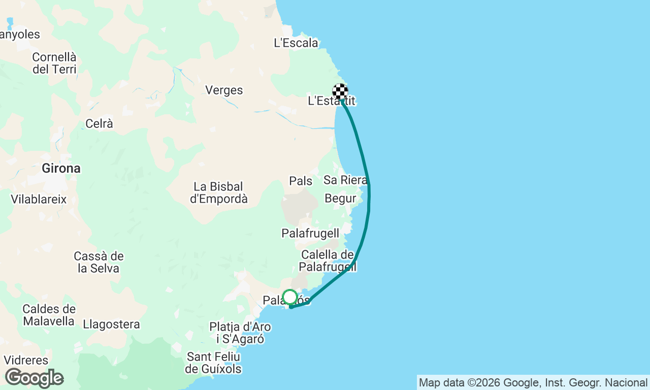 Up the coast 