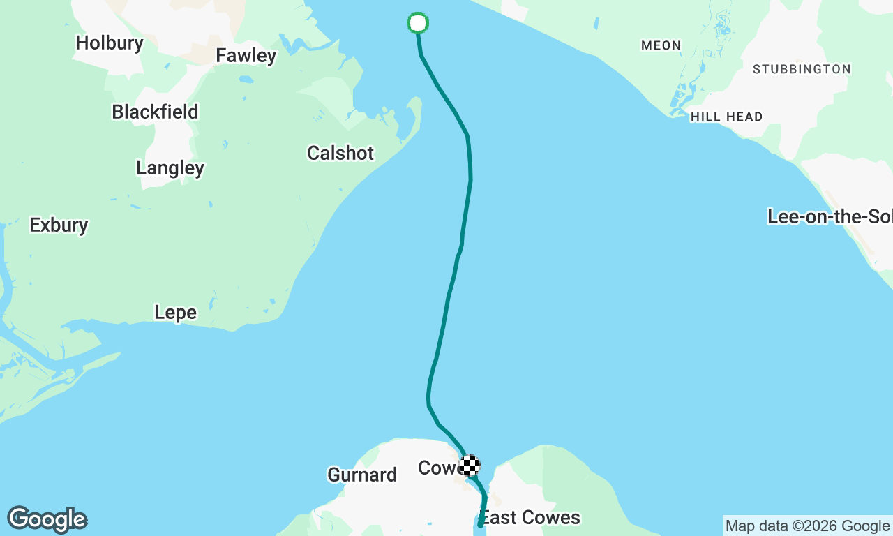 Hamble to Cowes