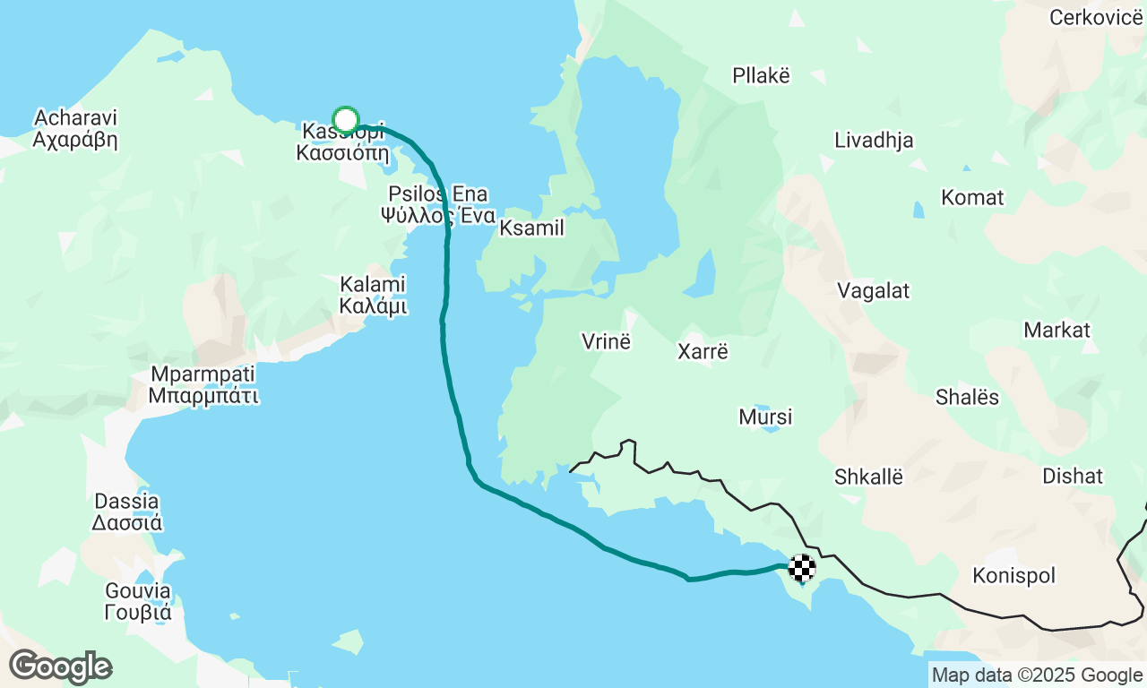 Day 4 June 14th: Kassiopi to Panagia 