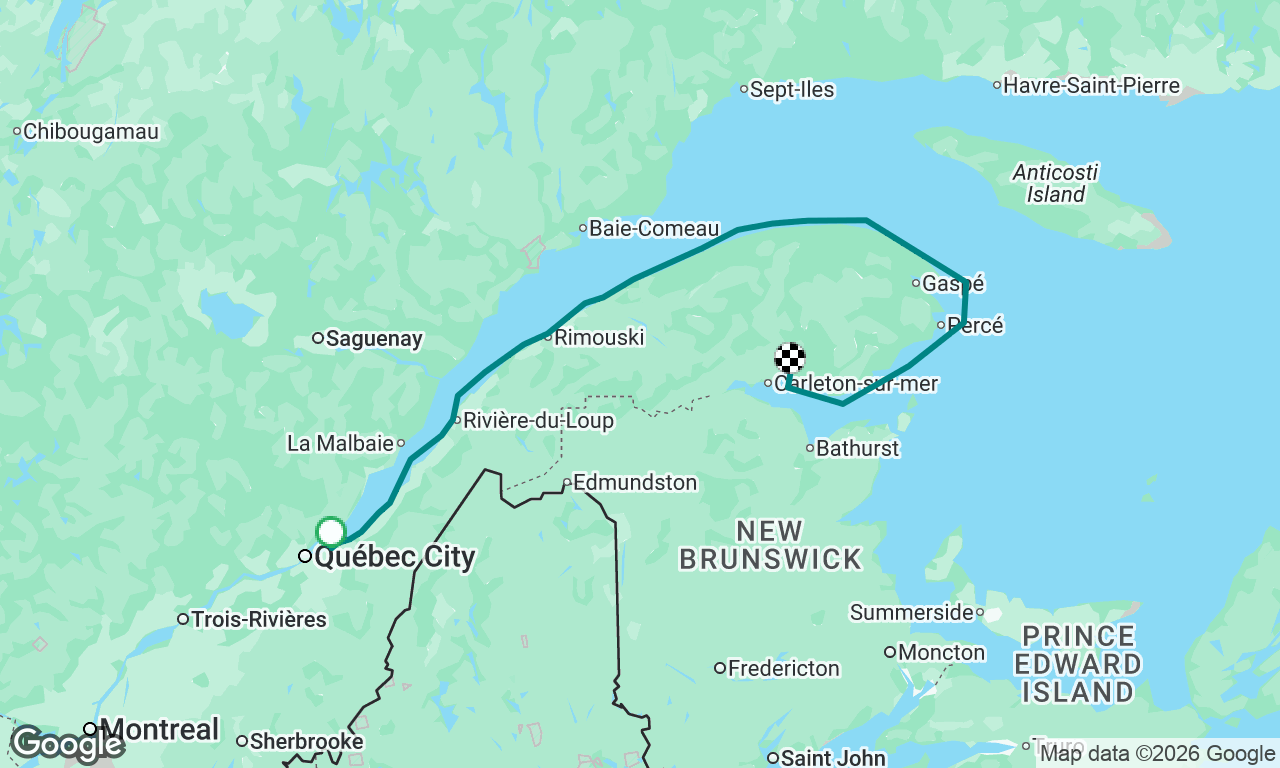 Voyage map