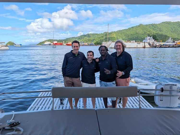 Voyage photo from sail from trinidad to bvi