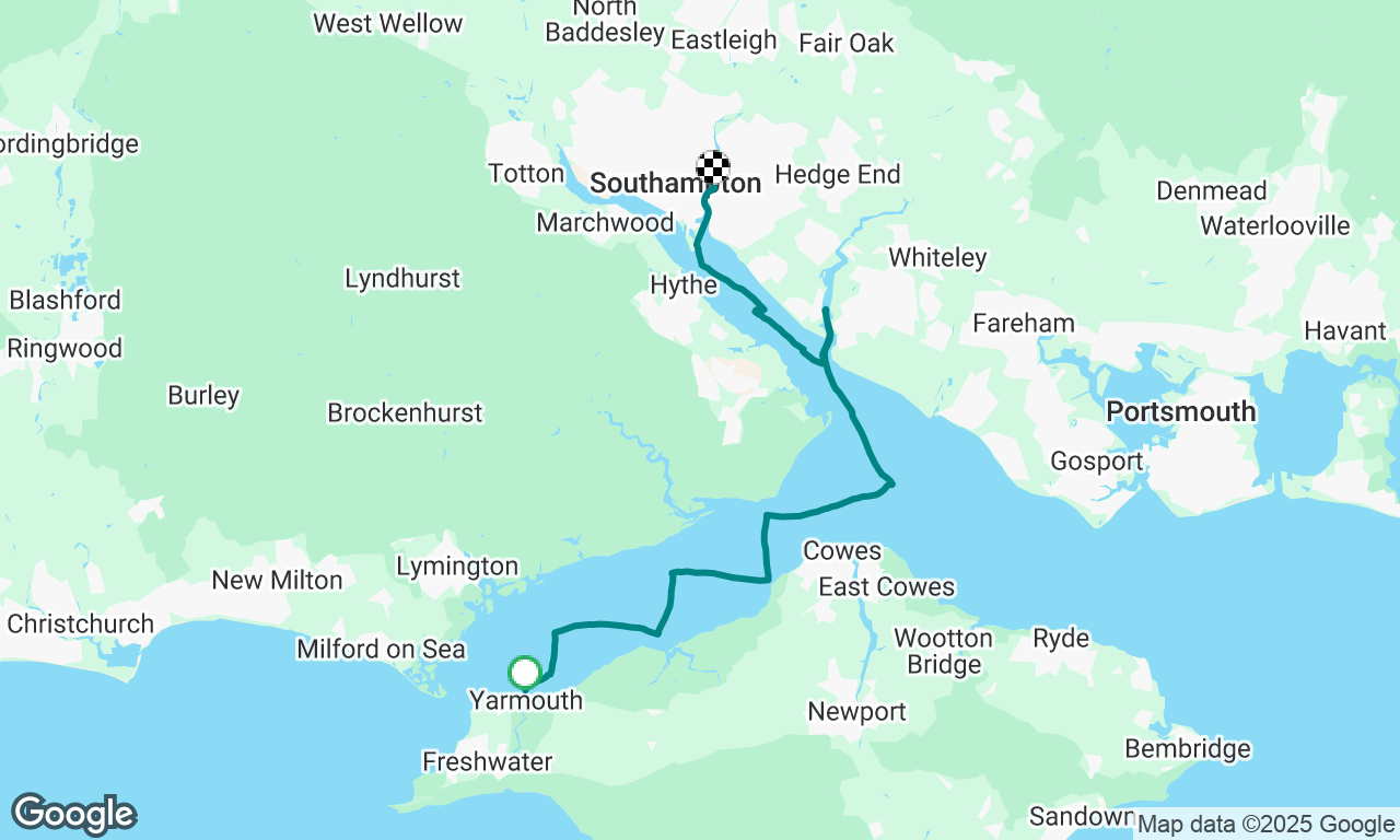 Yarmouth to Shamrock Quay