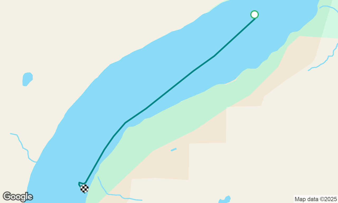 Motoring to boat launch