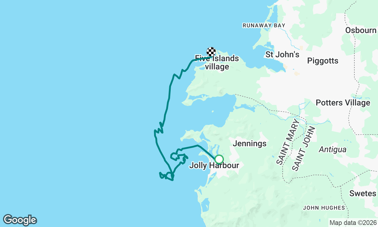 Jolly Harbour to Deep Bay