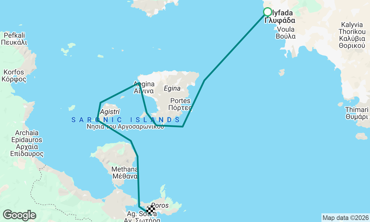 Voyage map
