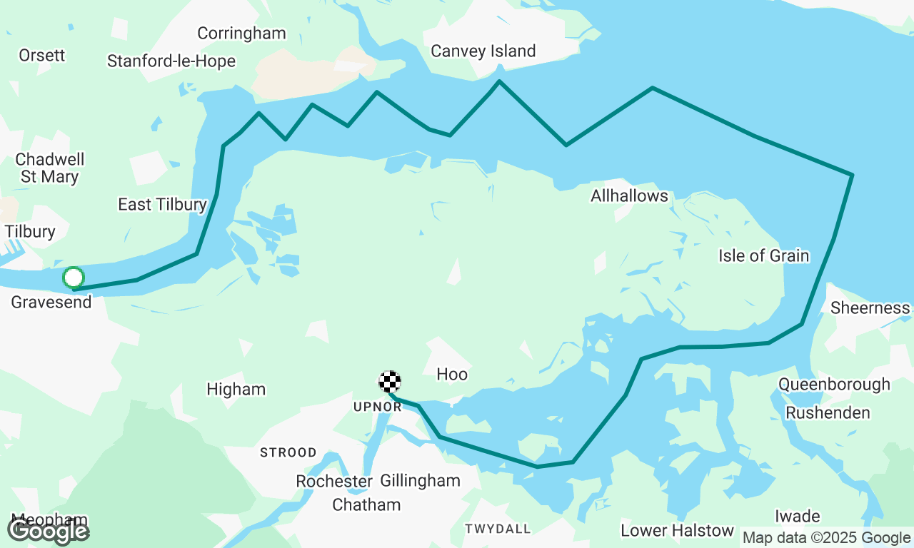 Gravesend to Medway sail with GSC