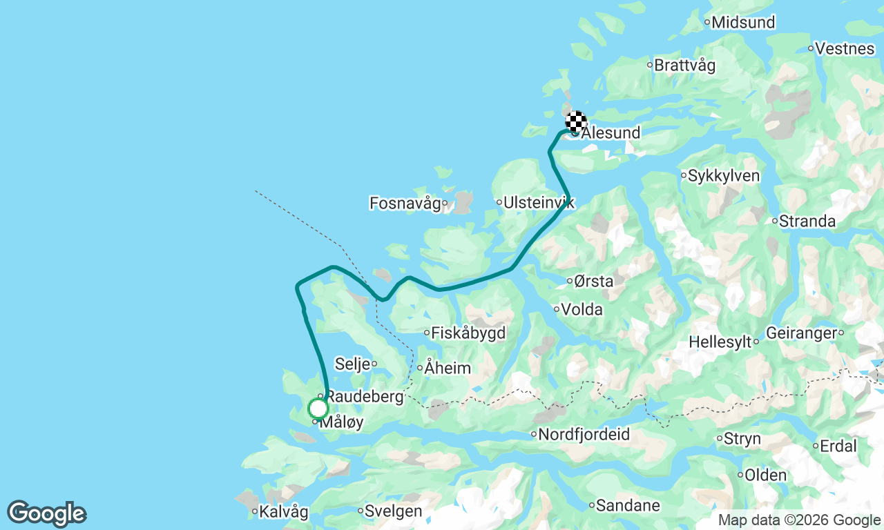 Voyage map
