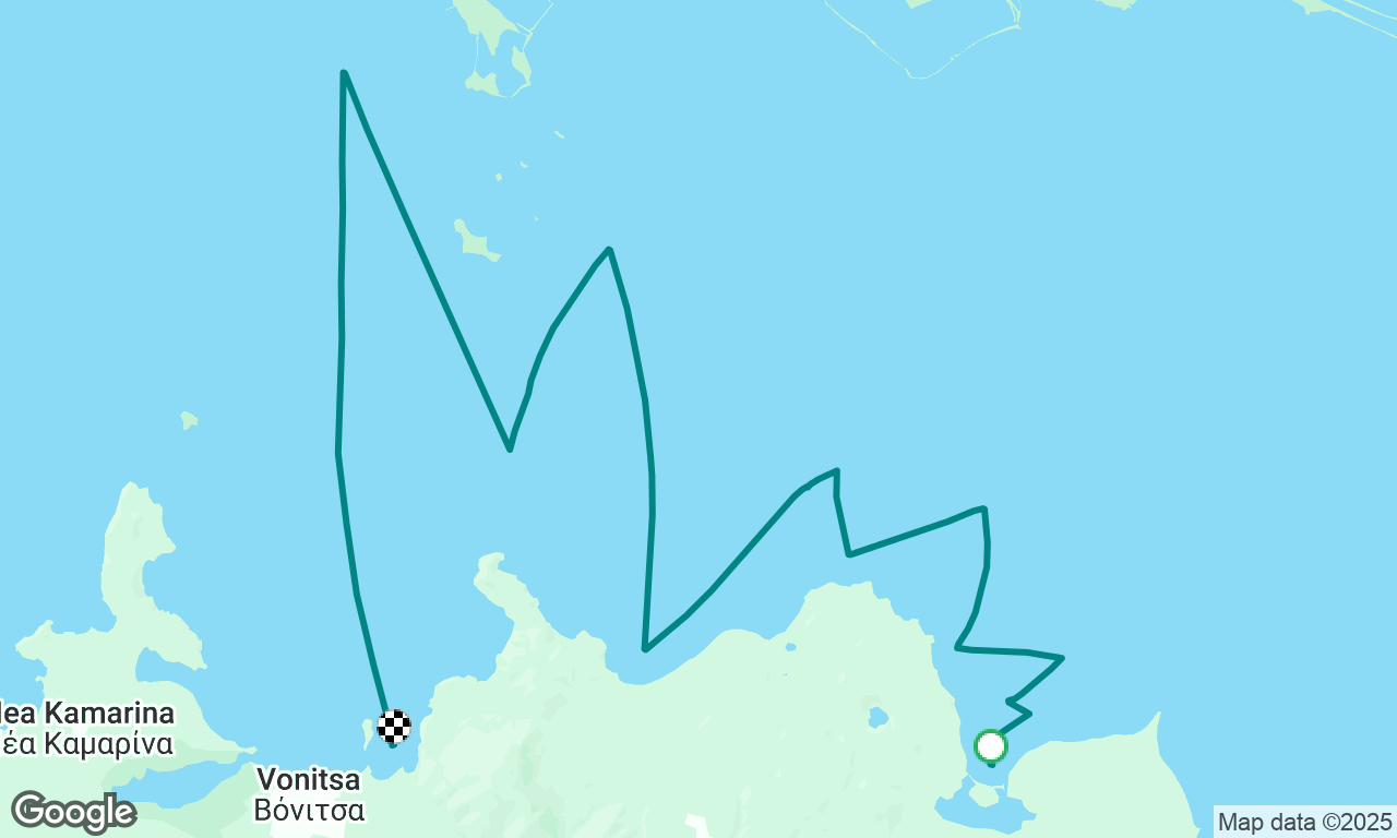 Rougas Back To Vonitsa Anchorage (Koukoumitsa)