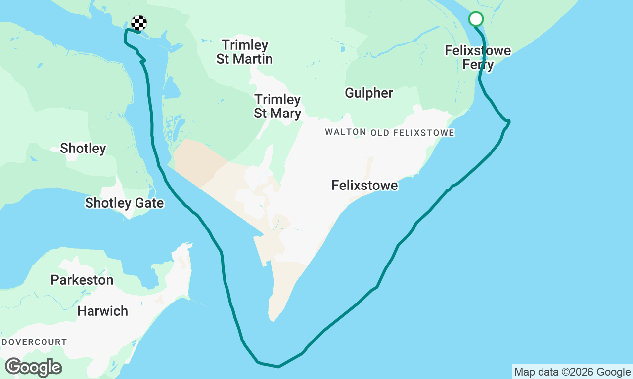 Delivery from Felixstowe ferry to SYH