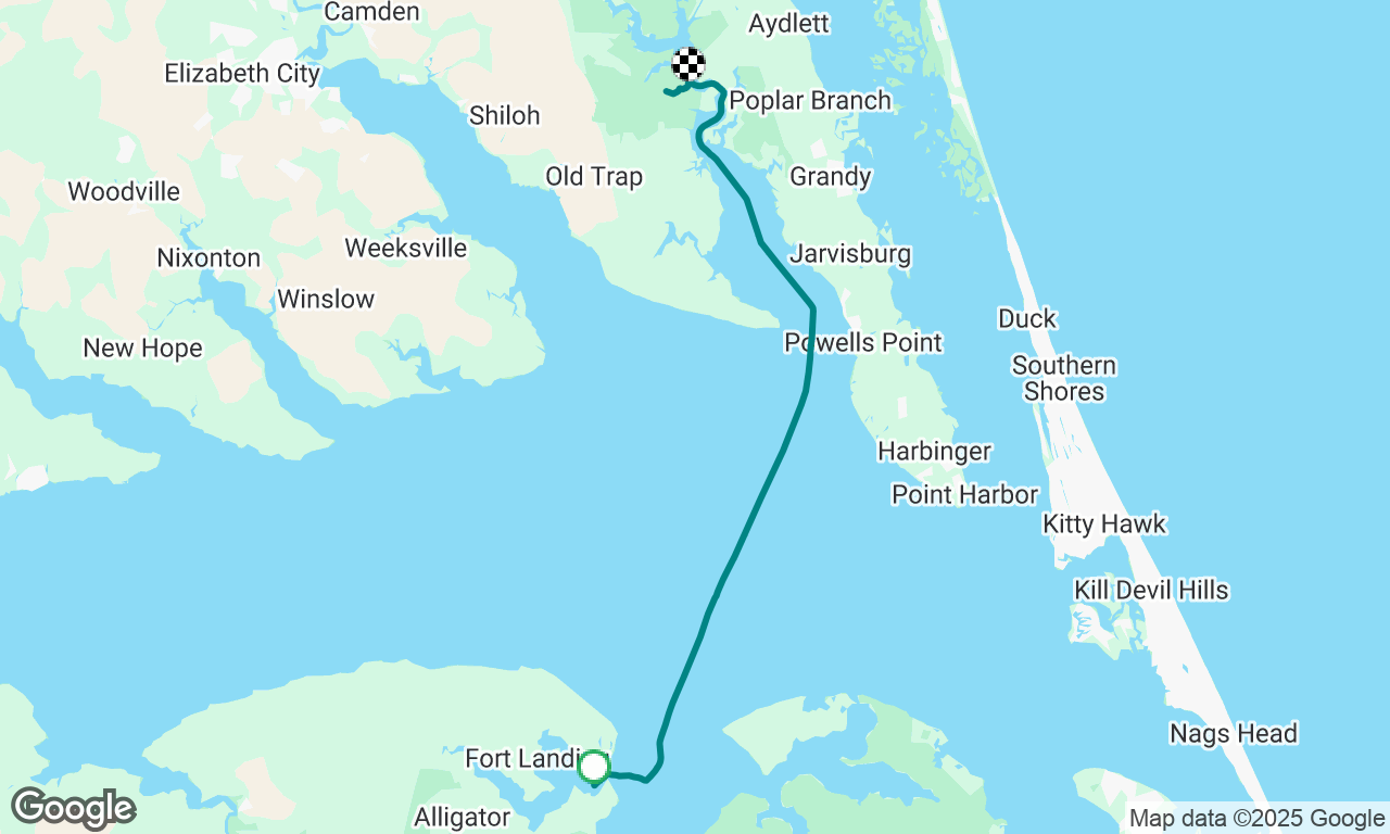 Alligator river to North River 