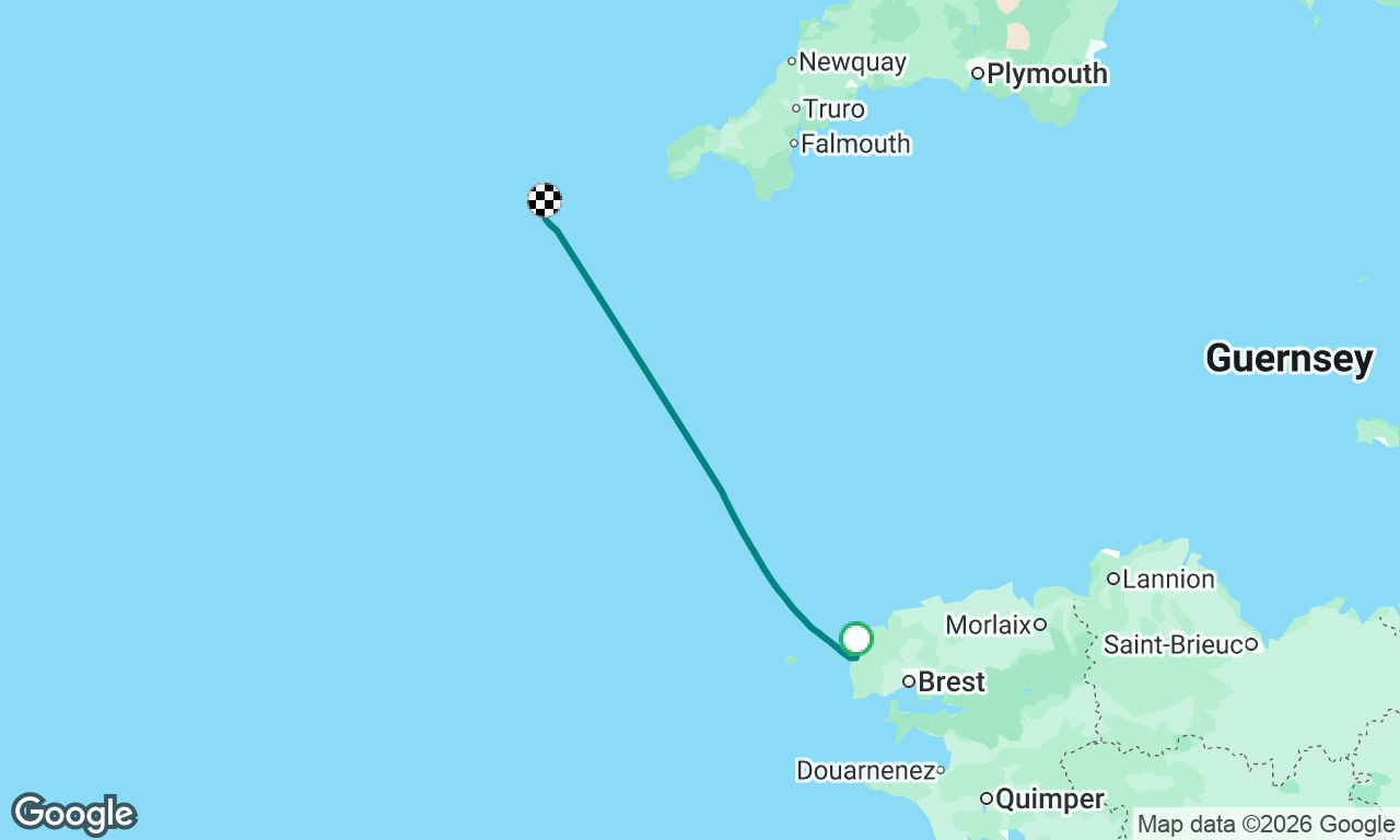 Aber Ildut to Porth Cressa, Isles of Scilly 