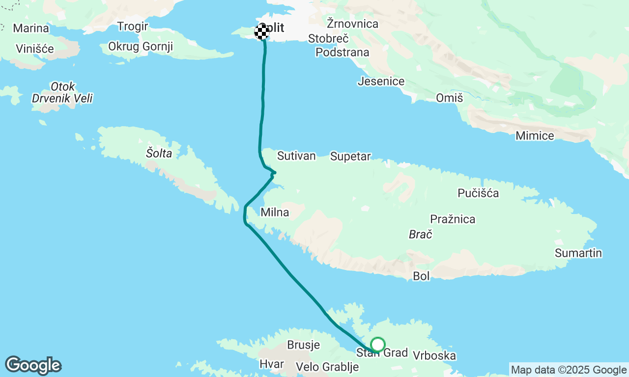 Voyage map