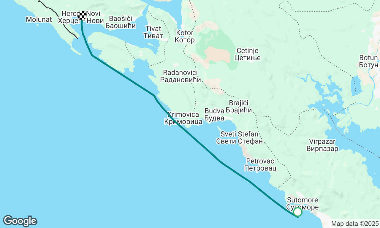 Voyage map