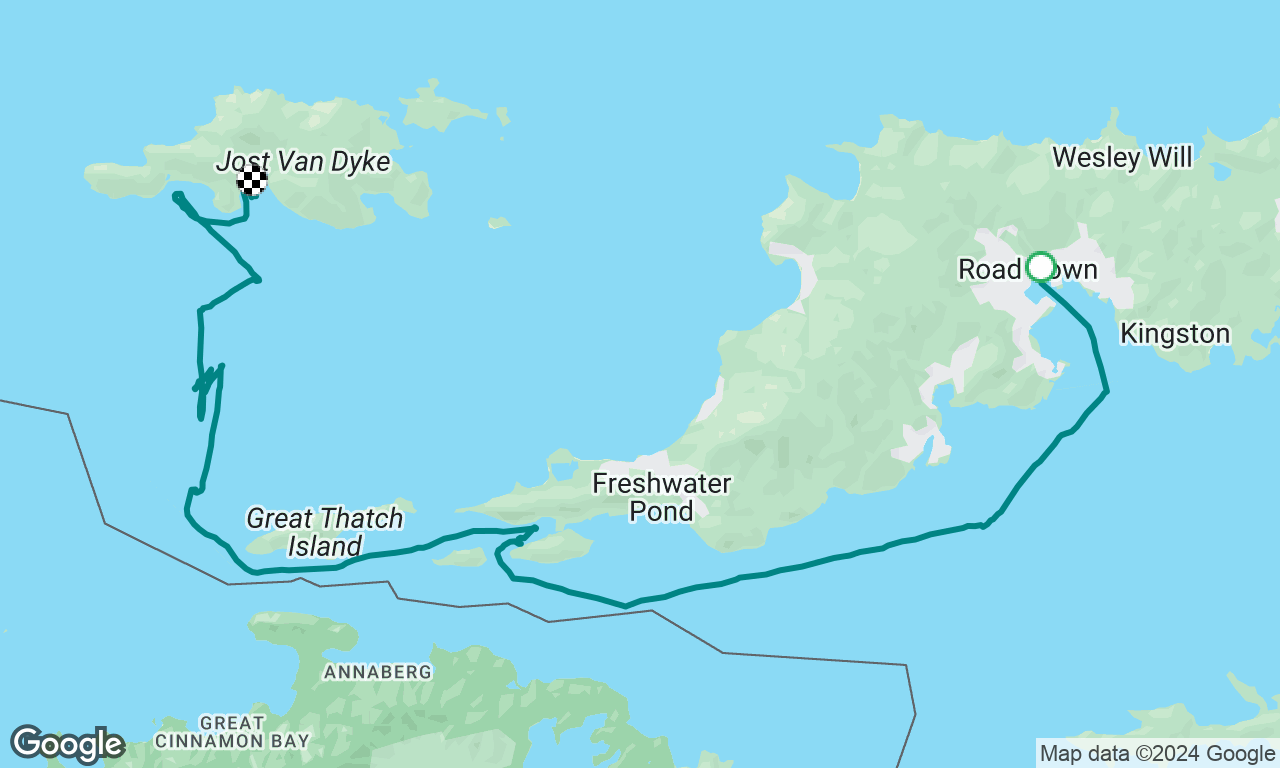 Road Town, Tortola to Jost Van Dyke