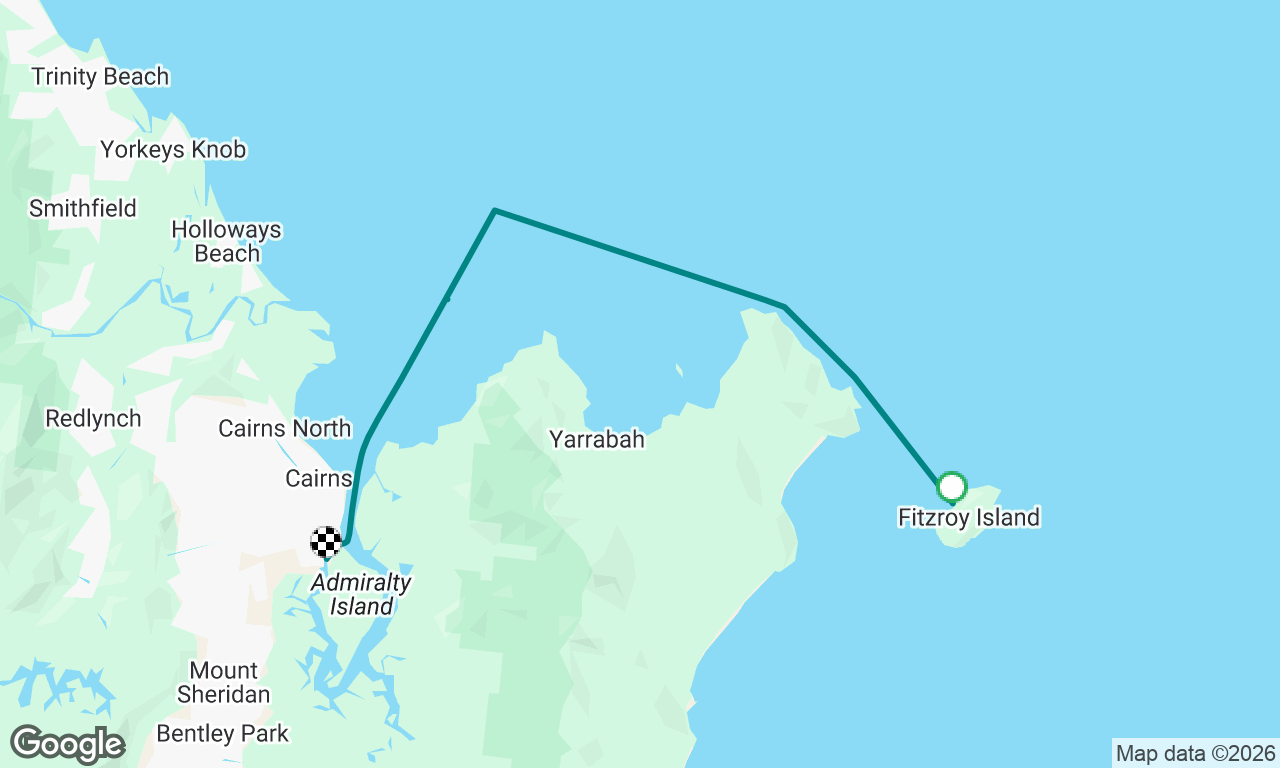 Fitzroy island to Cairns