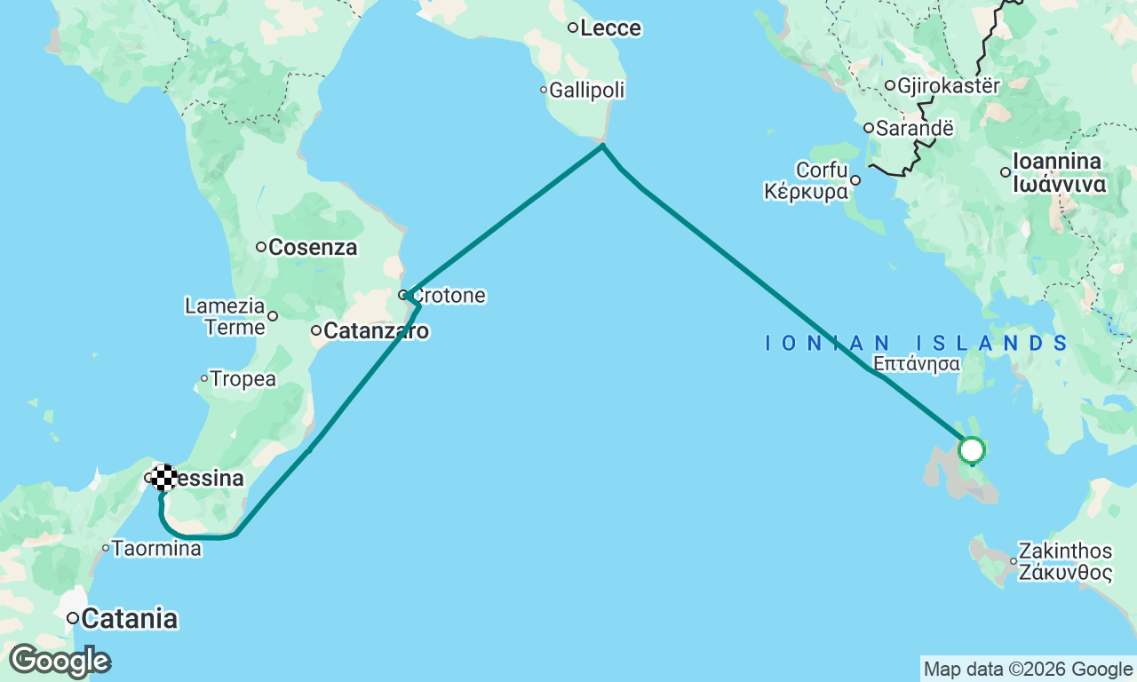 Voyage map