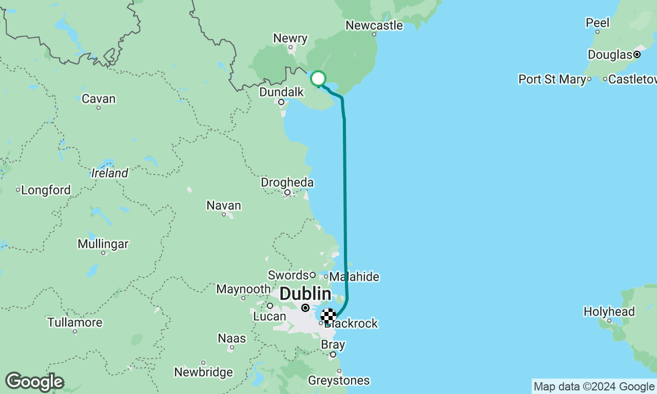 Carlingford to Dun Laoghaire 