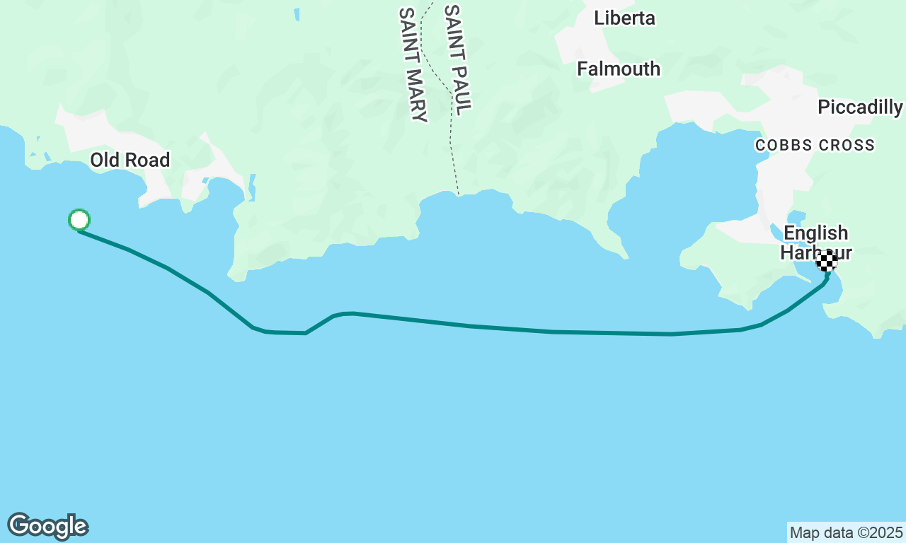 Antigua, Old Rode to English Harbor 
