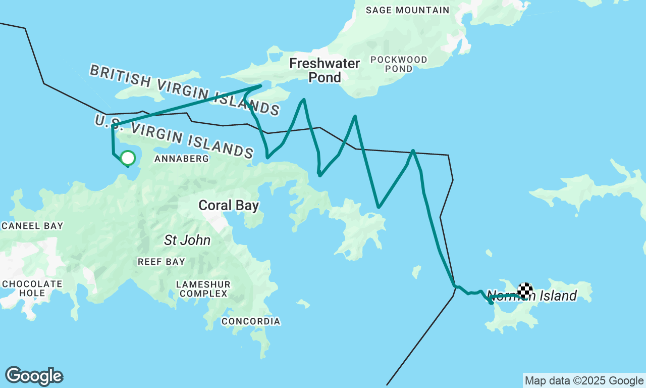 BVI check in and Tacking to Norman Island