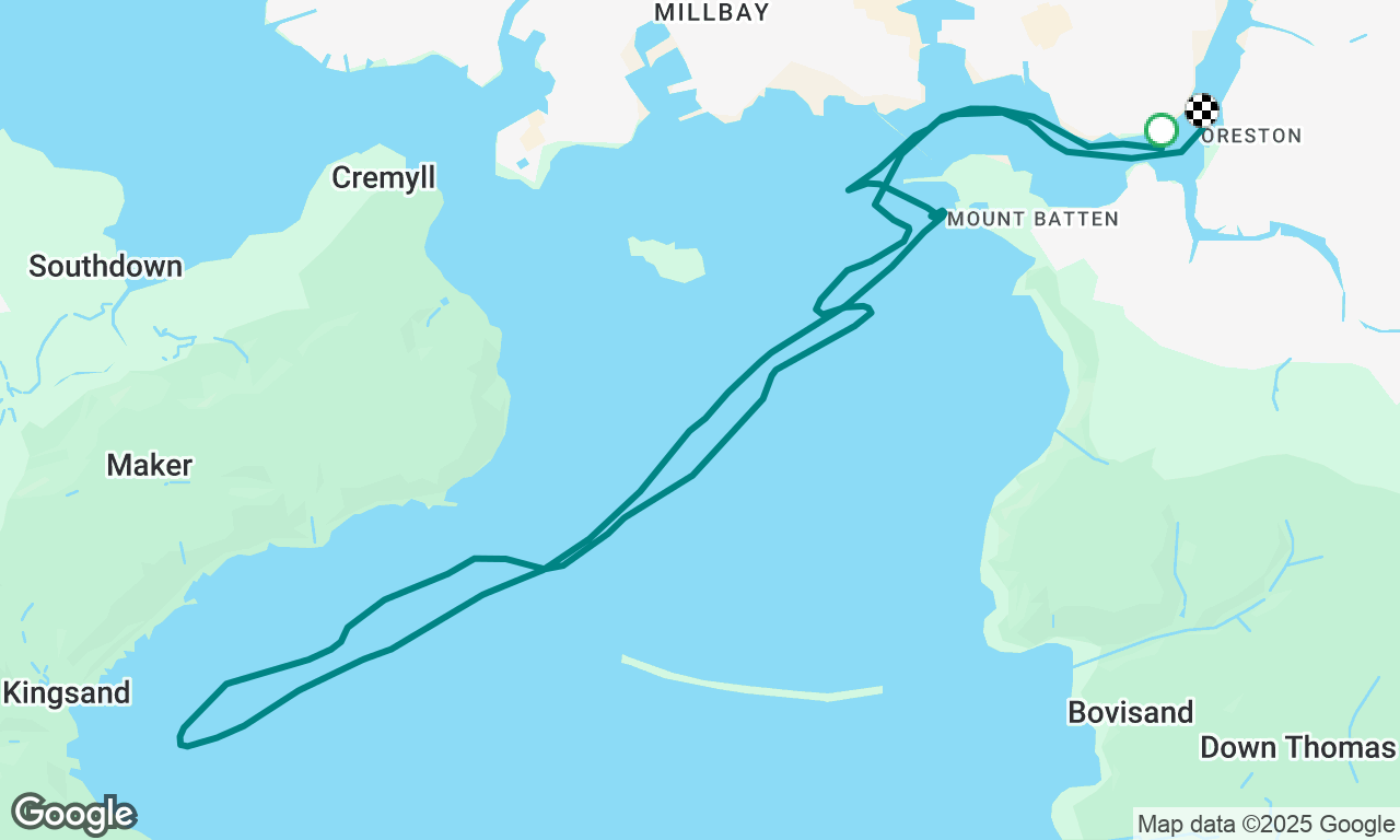 Afternoon sail to Cawsand and back