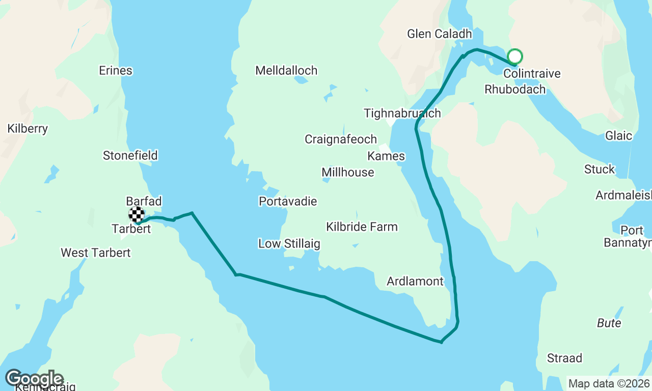 Colintraive to Tarbert 