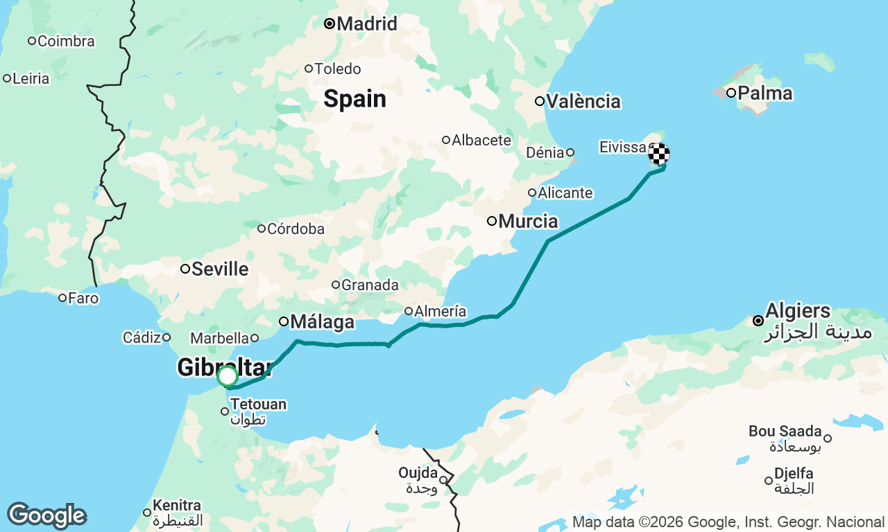 Ceuta to Formentera