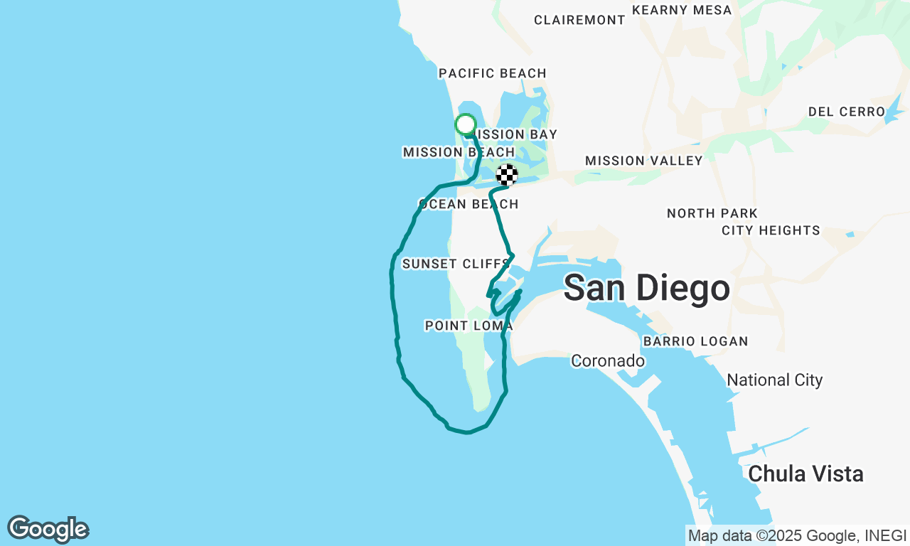 Transit to SWYC from Mission Bay on Triple Threat for Fourth of July