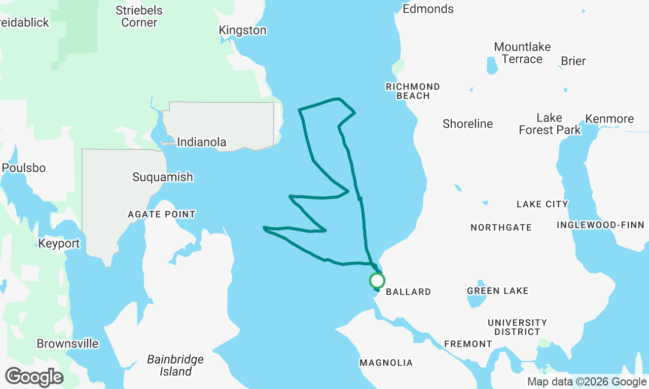 Voyage map