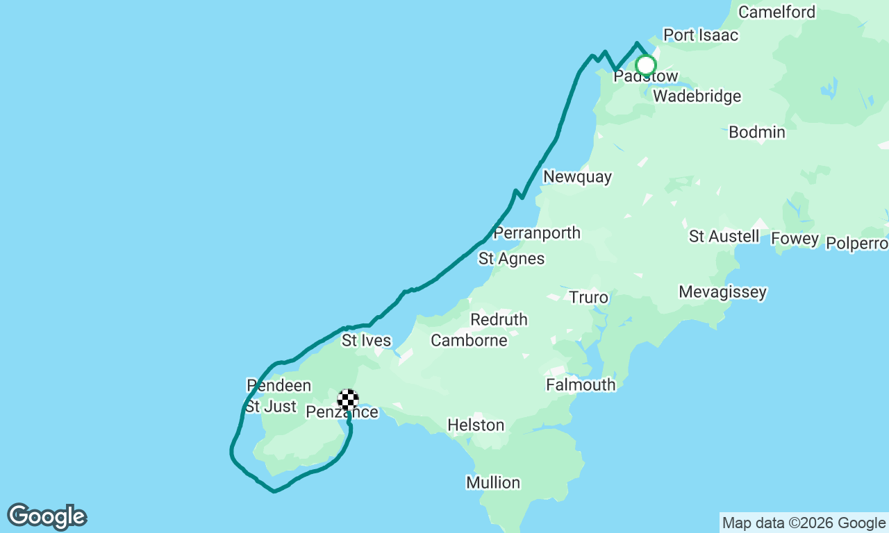 Rollercoaster round Lands End