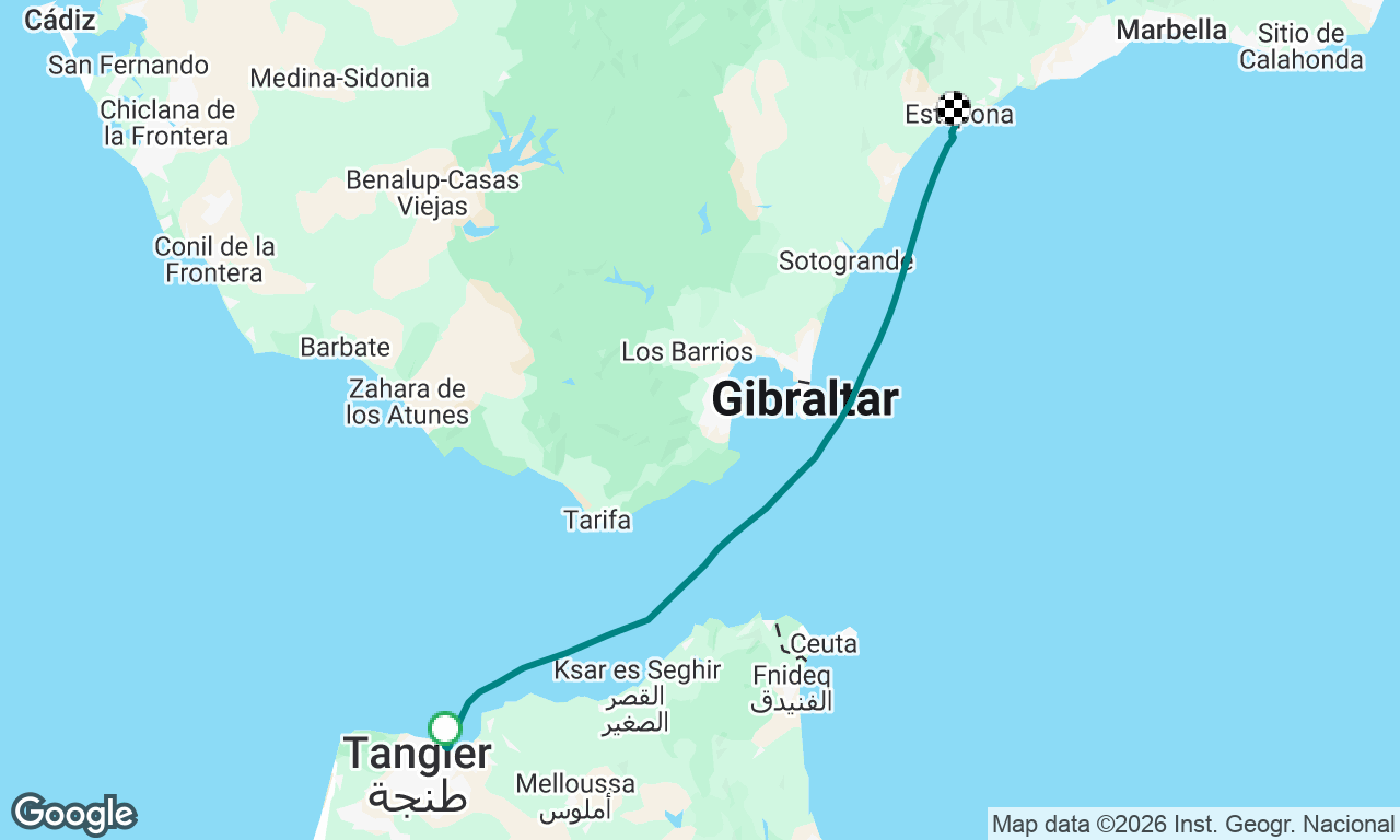 Alboran 9/2026: Tanger -> Estepona