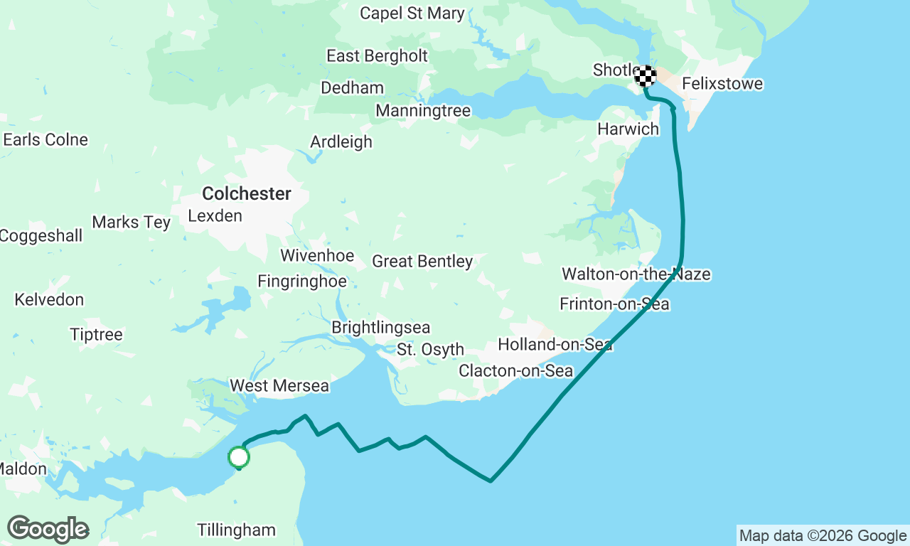 Bradwell to Shotley 