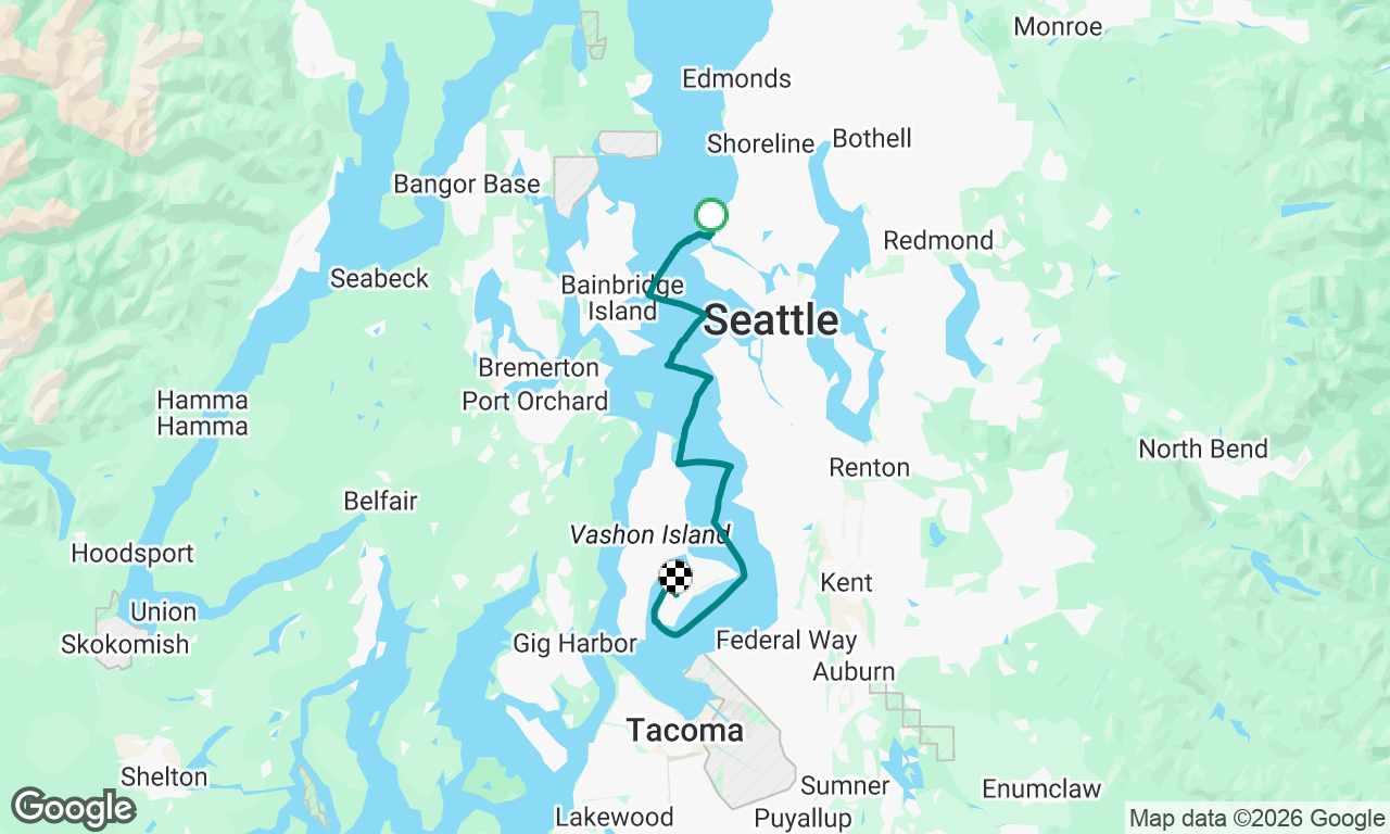 Seattle to Dockton