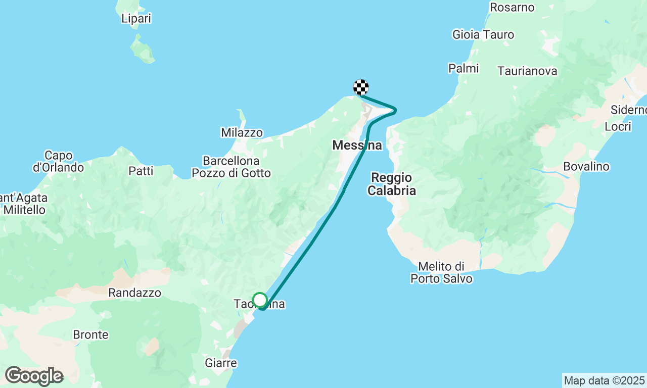 Taormina -> Faro Superiore